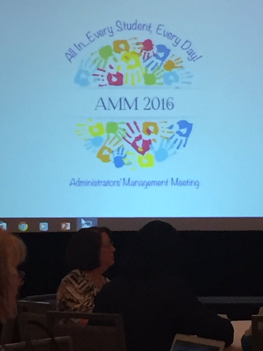 Administrator's Management Meeting. #BrowardESE_SS  #FDLRSREACH