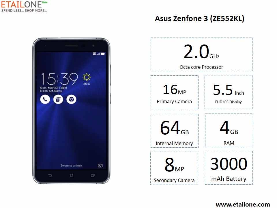 etailone's tweet photo. @ASUSIndia launched #remarkable #flagship #smartphone #Zenfone3 ZE552KL, #Compare &amp; #buy @ https://t.co/vIHC8HLeu3 https://t.co/orYNjlIacH