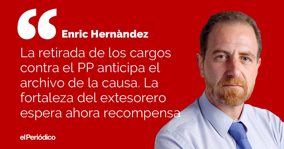 elperiodico's tweet photo. 'Bárcenas ha sido fuerte', por Enric Hernàndez #opinión https://t.co/AWMQRSfmtD https://t.co/pO7I5DiNKj