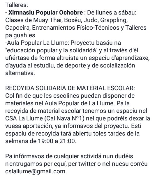 La_Llume's tweet photo. II ANIVERSARIU CSA LA LLUME
Güei 13 de Setiembre fae 2 años qu'entamámos la nuesa actividá. 
¡Gracies a toes! https://t.co/fxl8PdxqUy