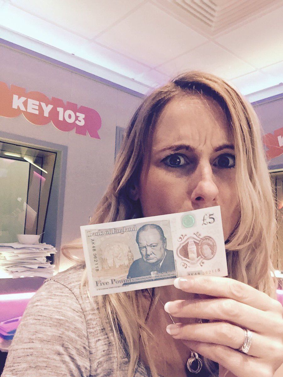 DebbieMacRadio's tweet image. This is going to take some getting used to! It's like toy money #fivepoundnote