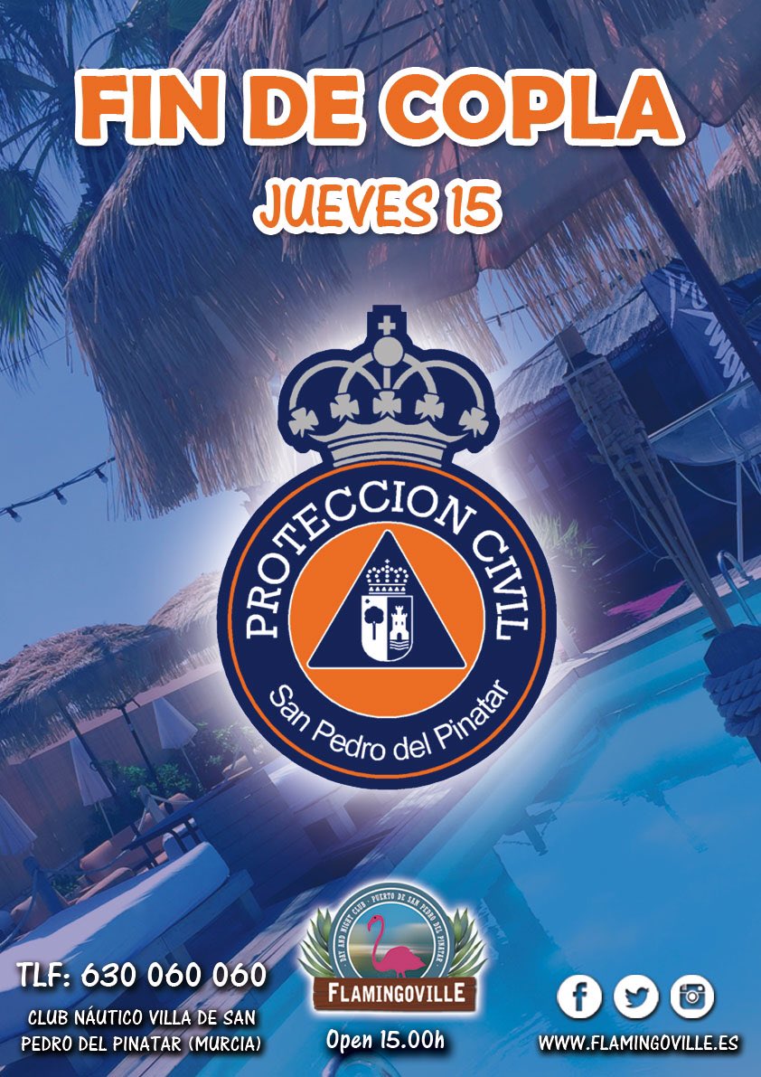 Vive una noche inolvidable con los amigos de <a href="/Emergencias112s/">Emergencias San Pedro del Pinatar</a> en su fiesta de despedida de temporada!
