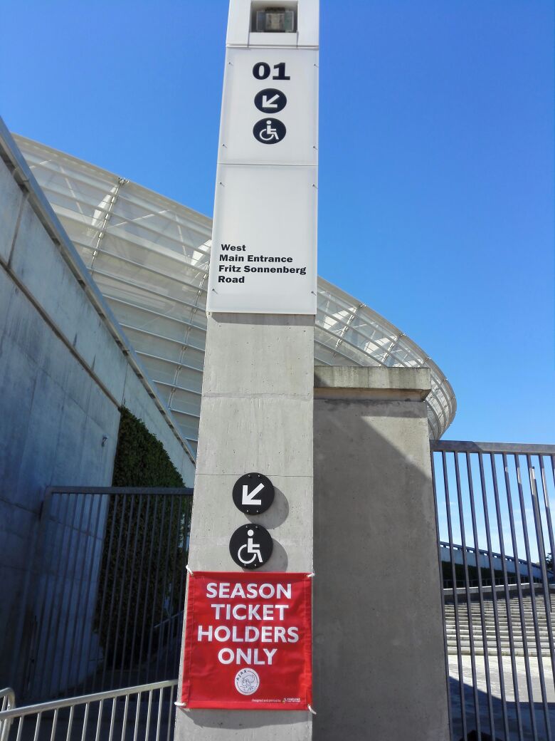 CapeTownSpursFC's tweet photo. Special entrance especially for our Season Ticket holders! No long q for our awesome fans!
#WeAreAjaxCT #Block116 https://t.co/An3vWIjX20