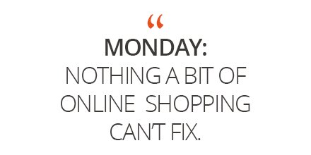 Ook last van een Monday blues? Nothing a bit of online shopping can't fix. bit.ly/29ZV0cS