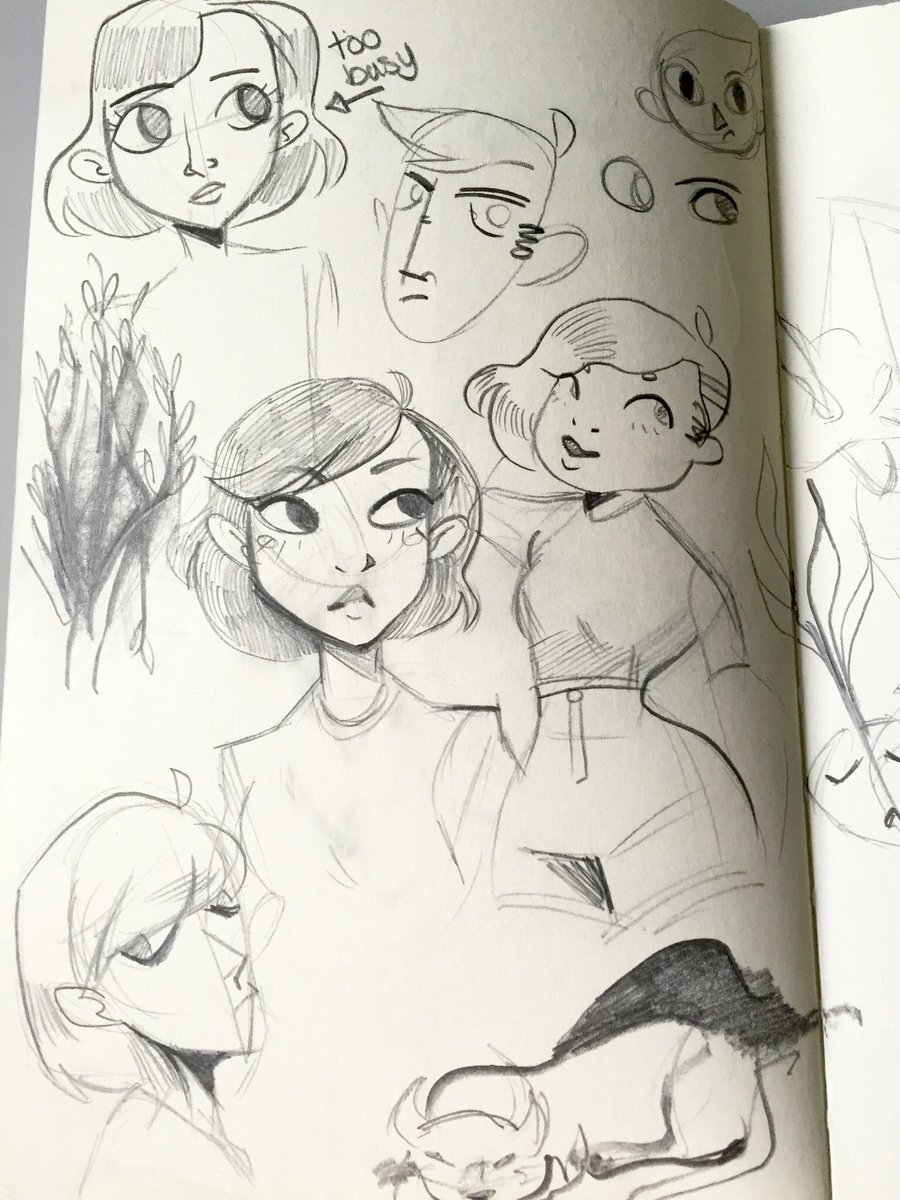 Some recent sketchbook work. 