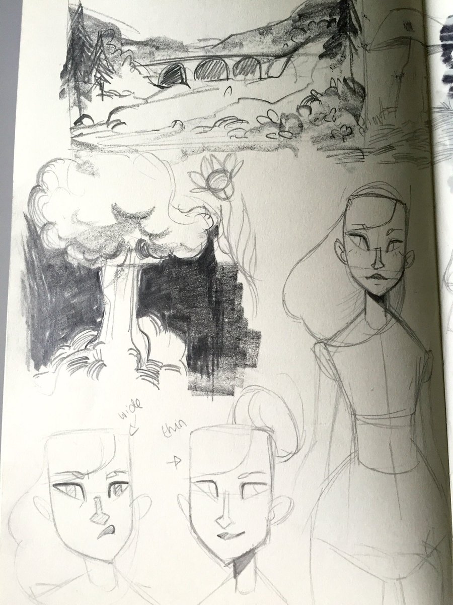 Some recent sketchbook work. 
