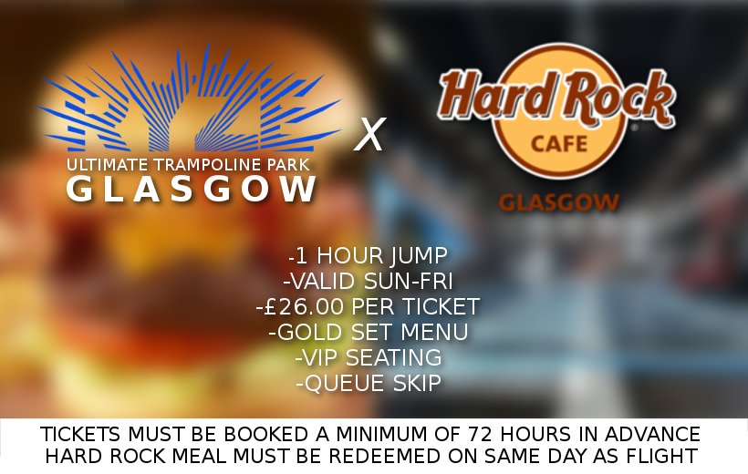 .@ryzeglasgow have a great offer on just now with the Hard Rock Cafe Glasgow. loveskids.com/ryze-glasgow-h… #kids #Glasgow