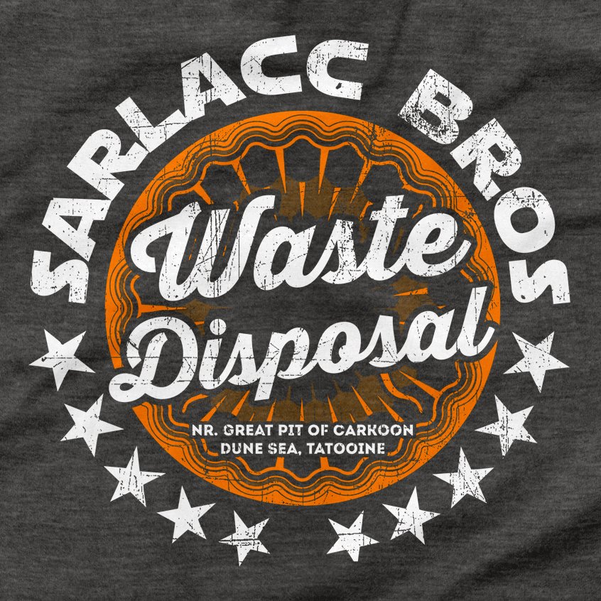 groatsworth's tweet image. Sarlacc Bros Waste Disposal groatsworth.net/store/p371/sar… #tshirt #starwars #sarlacc #tatooine #RogueOne #jedi #darthvader