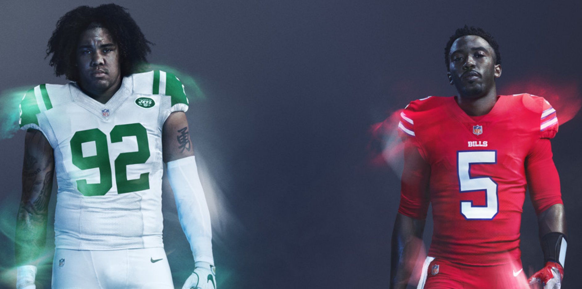 Jets color rush jersey clearance white
