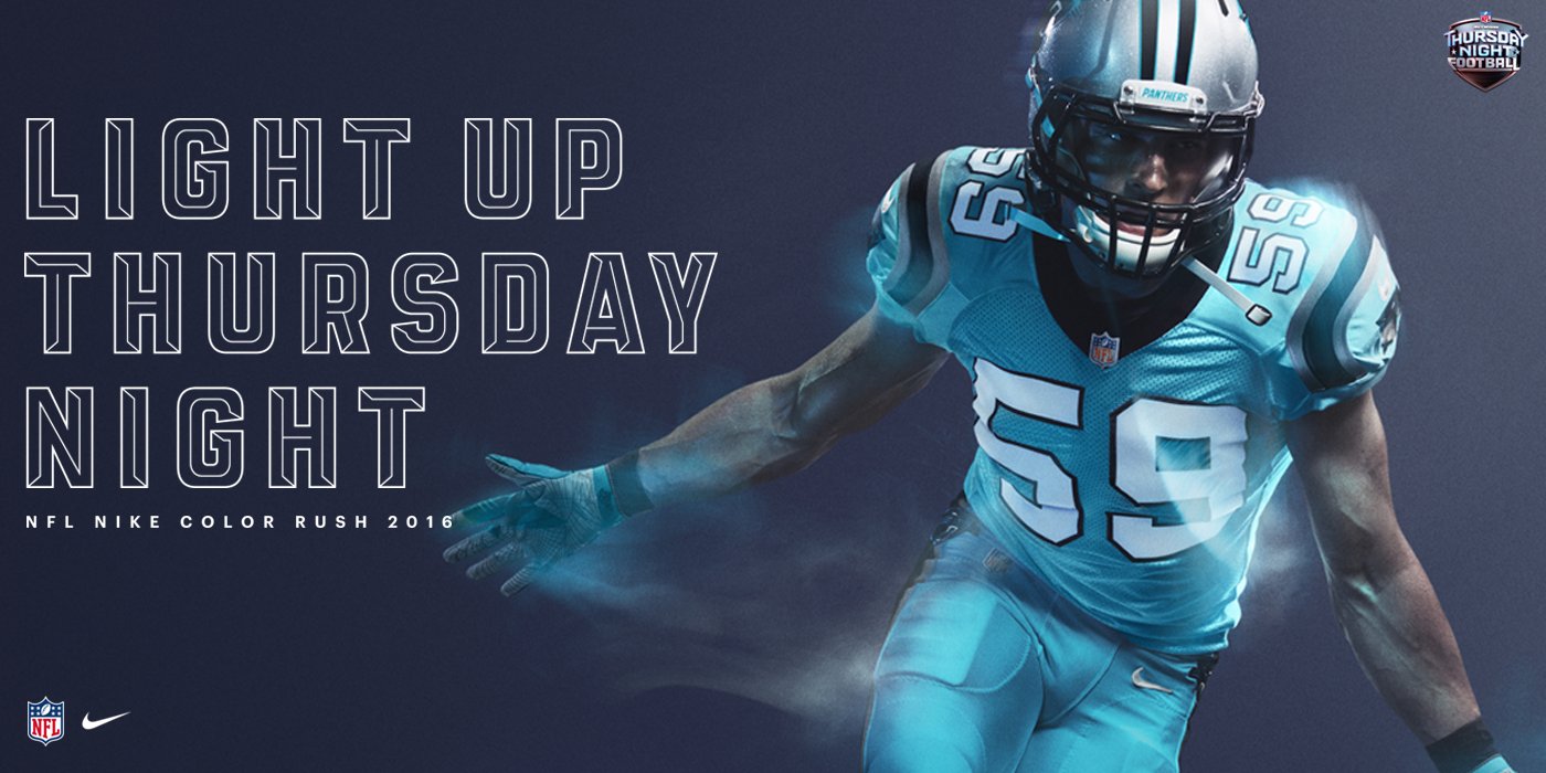 panthers color rush jersey