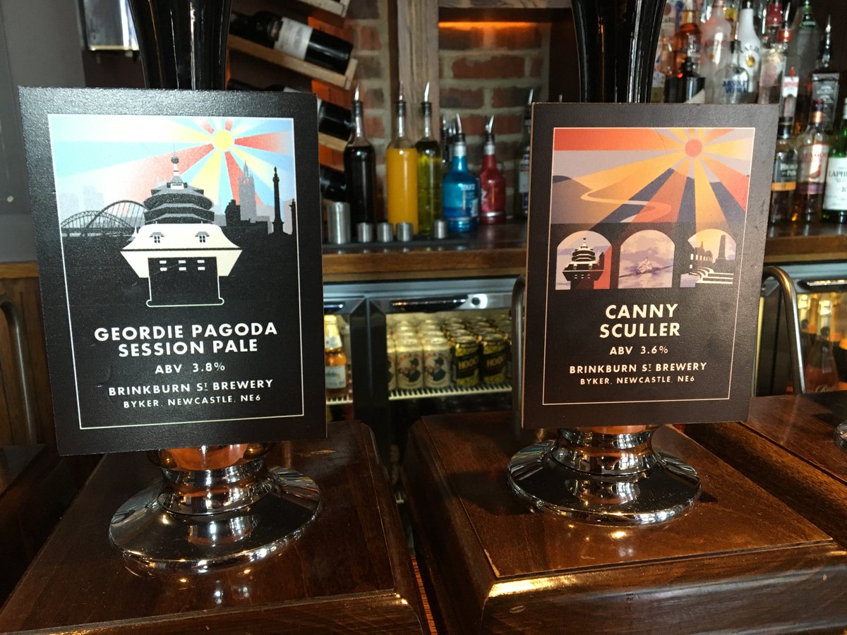 #ontapnow <a href="/PacificHouseBar/">Pacific House</a> side by side, Geordie Pagoda Session Version and Canny Sculler! #beeroclock #Newcastle