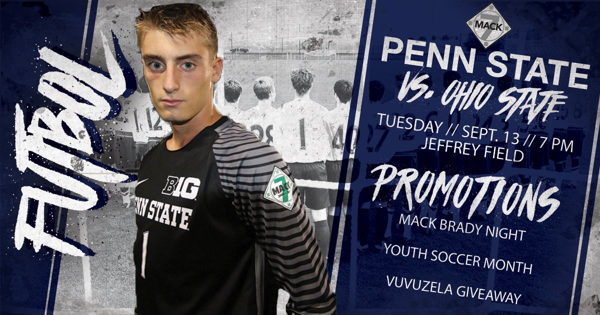 PennStateMSOC's tweet photo. IT'S GAMEDAY! #PennStateFutbol takes on Ohio State in its first B1G contest at 7 p.m. tonight at Jeffrey Field! https://t.co/IiXaxeUunC