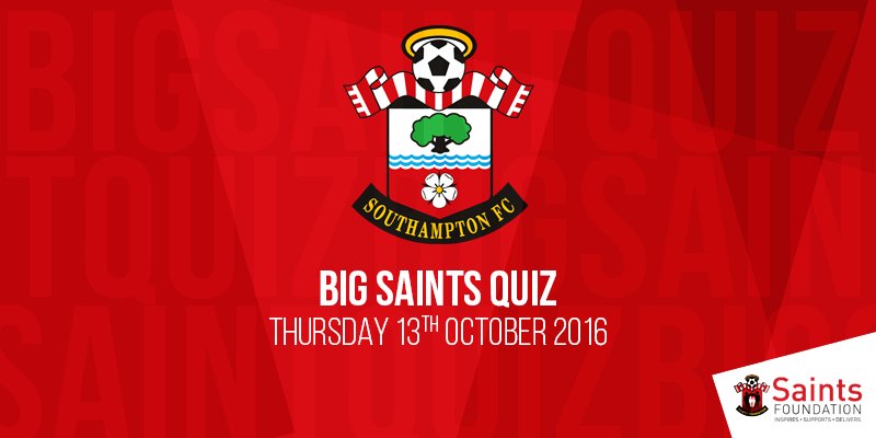 BreweryBar's tweet photo. Saints Quiz 13th Oct. £20 per team of 4. Winners go to the final with @FrannyBenali  &amp; @mattletiss7 @SFC_Foundation https://t.co/GDFsz2pjtW