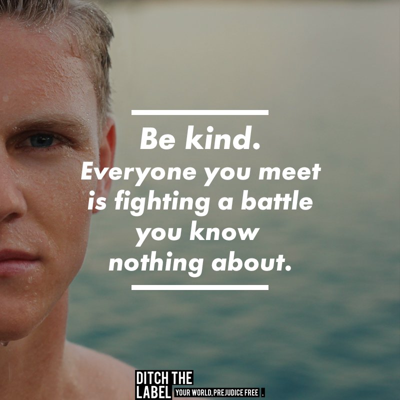 Think twice before giving somebody a hard time.