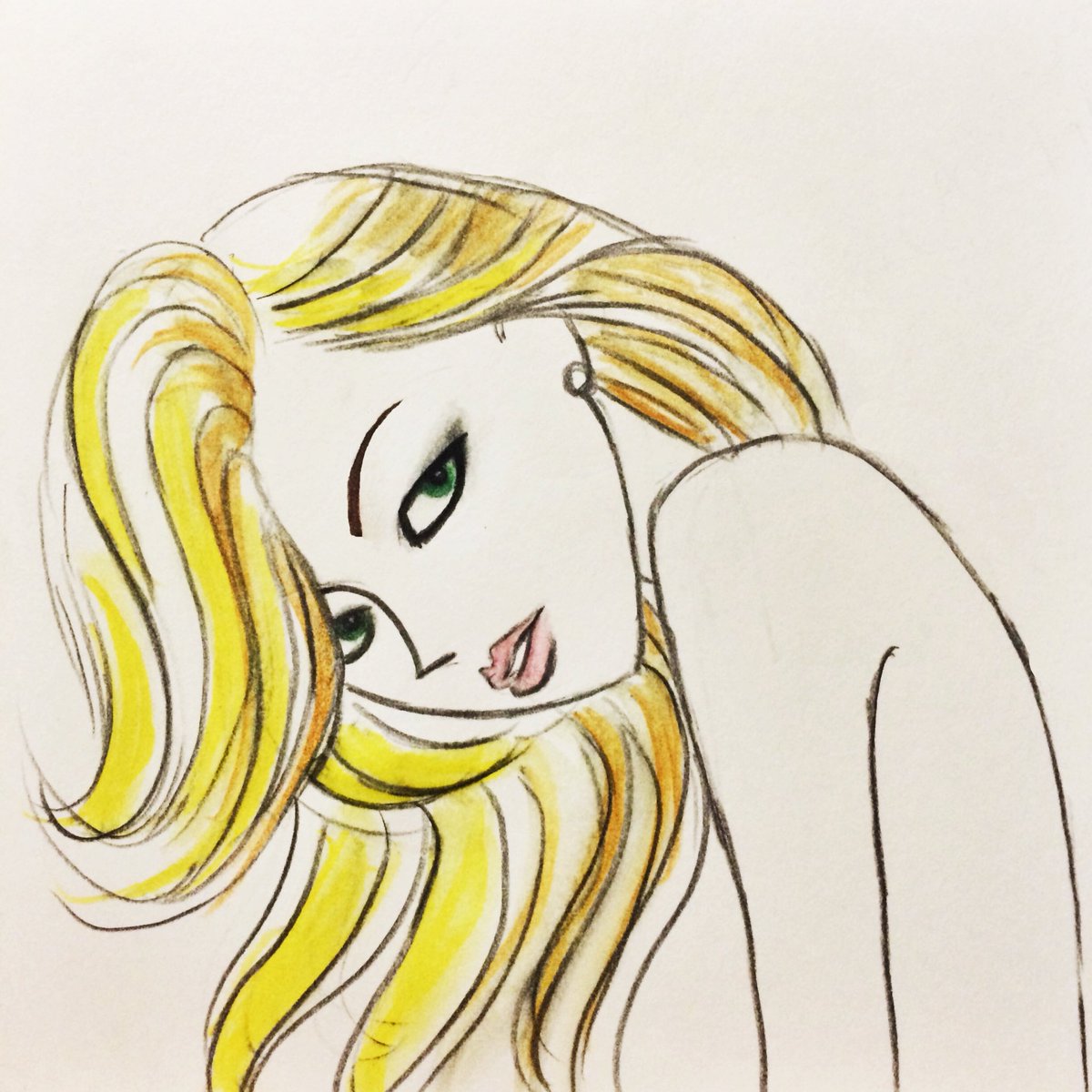 aemehhh's tweet photo. Inspired by #AmandaSeyfried 
#fashionillustration #beauty #drawing #doodles #watercolor #pencil https://t.co/siDEOjjt5x