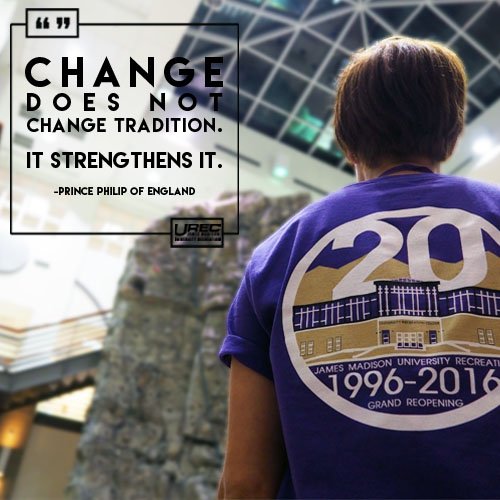 jmuUREC's tweet photo. #QOTD - Same tradition - New addition - #MotivatingMadisonIntoMotion https://t.co/mvaEgDaFfx