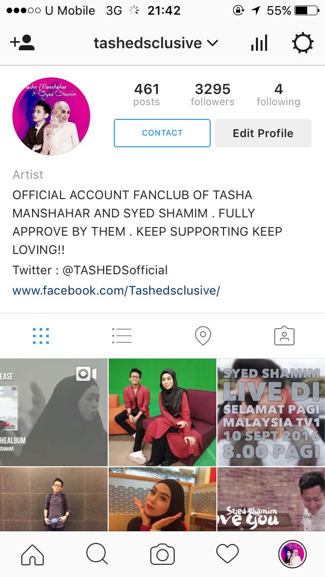 TASHEDSofficial's tweet photo. Yeay! insta Tashedsclusive dh officially bussiness profile,ap2 nk tnya,nk beli album ke bole direct contact trus ya? https://t.co/voAXMPf5se