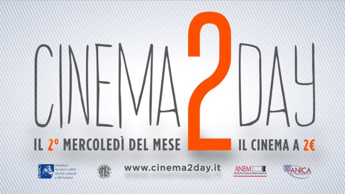 dariofrance's tweet photo. Parte #cinema2day! Da domani ingresso nelle sale a 2 euro ogni secondo mercoledì del mese. https://t.co/hy2I8EvX0f https://t.co/ExzWttMgmN