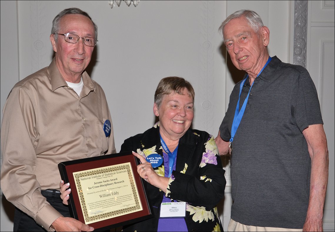 CMU_DietrichHSS's tweet photo. Congrats to @CMU_Stats Prof. William Eddy, who won @NISSSAMSI's Jerome Sacks Award for Cross-Disciplinary Research! https://t.co/oTp7e76scH