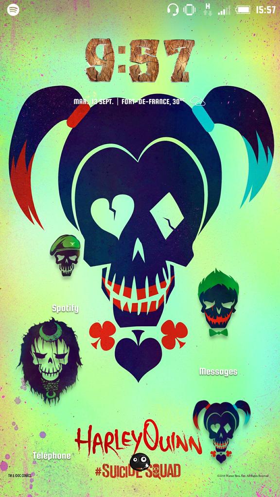 nightstick972's tweet photo. #homescreen #Android #htcsense8 #SuicideSquad https://t.co/M9LFCylgV6