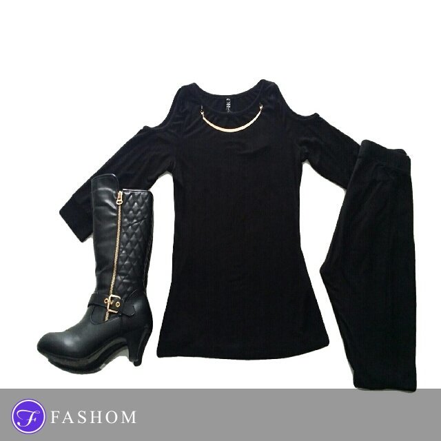 brendavanaltena's tweet photo. Women's Clothing, Chic, Trendy @myfashom #openshouldertop #blackleggings #kittenheelboots #golddetail #ootd #fashion https://t.co/8MZxBu7mMQ