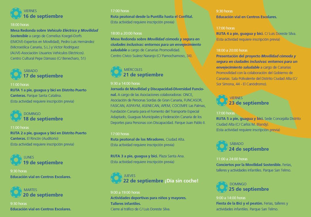 CANPromovilidad's tweet photo. Compartimos el programa de la SEMANA EUROPEA DE MOVILIDAD #SEM2016 de #LPGC https://t.co/K53HHzLOxT