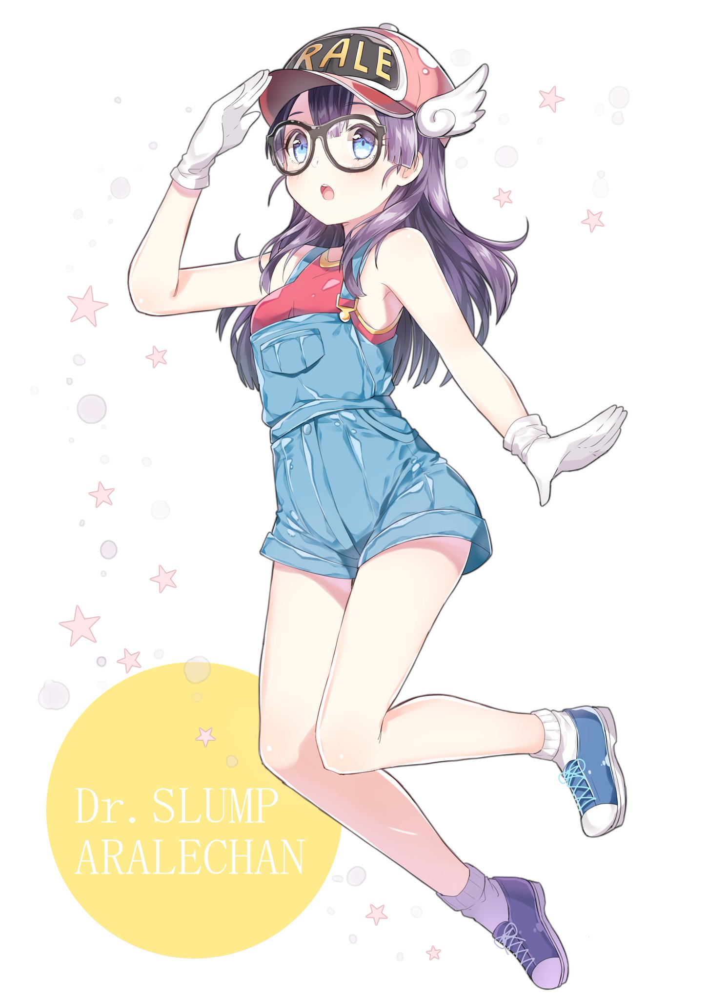 手描きイラスト☆アラレちゃん＆チチ - イラスト卸売り