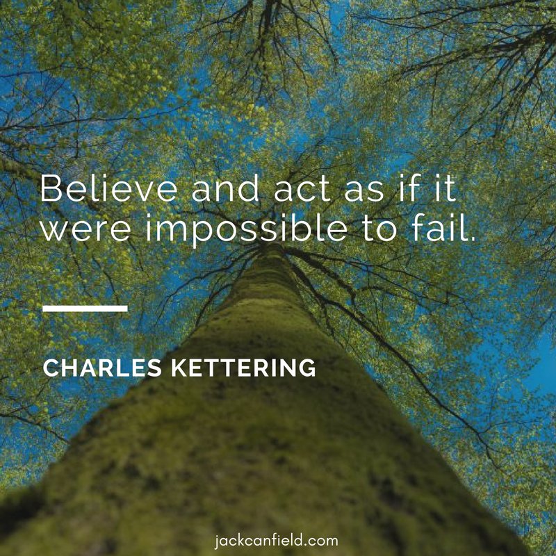 JackCanfield's tweet image. By acting as if if it were impossible to fail, you'll notice shifts in your environment that bring about success.