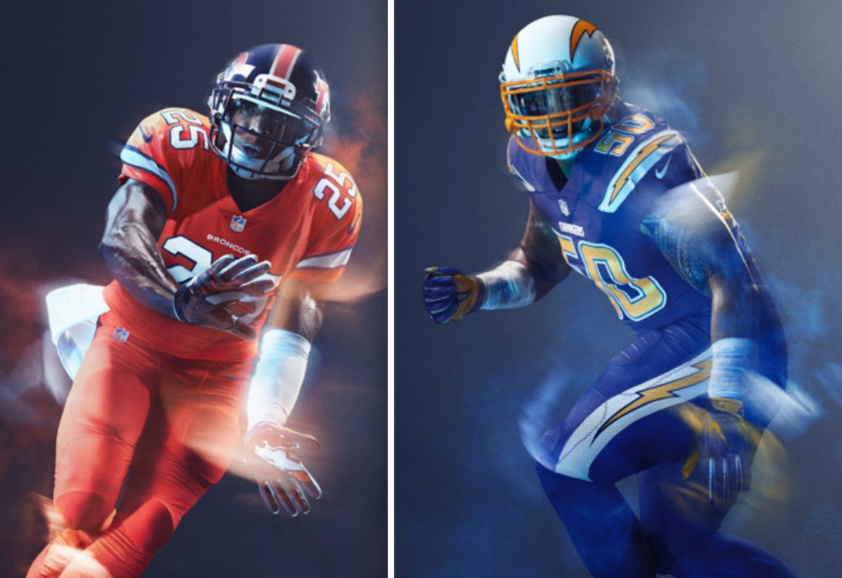 Nike's NFL Color Rush uniforms