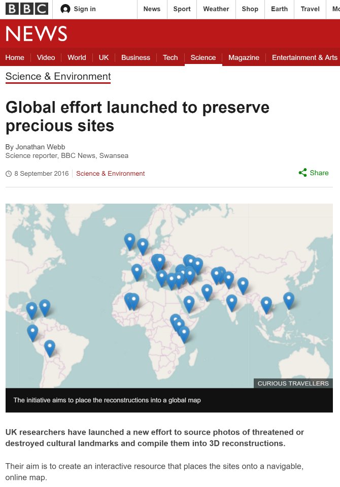 Faces4Heritage's tweet photo. Global effort launched to preserve precious sites https://t.co/6psP1RTNv9 #Unite4Heritage #faces4heritage @jjbw https://t.co/PEAYXhMaRr