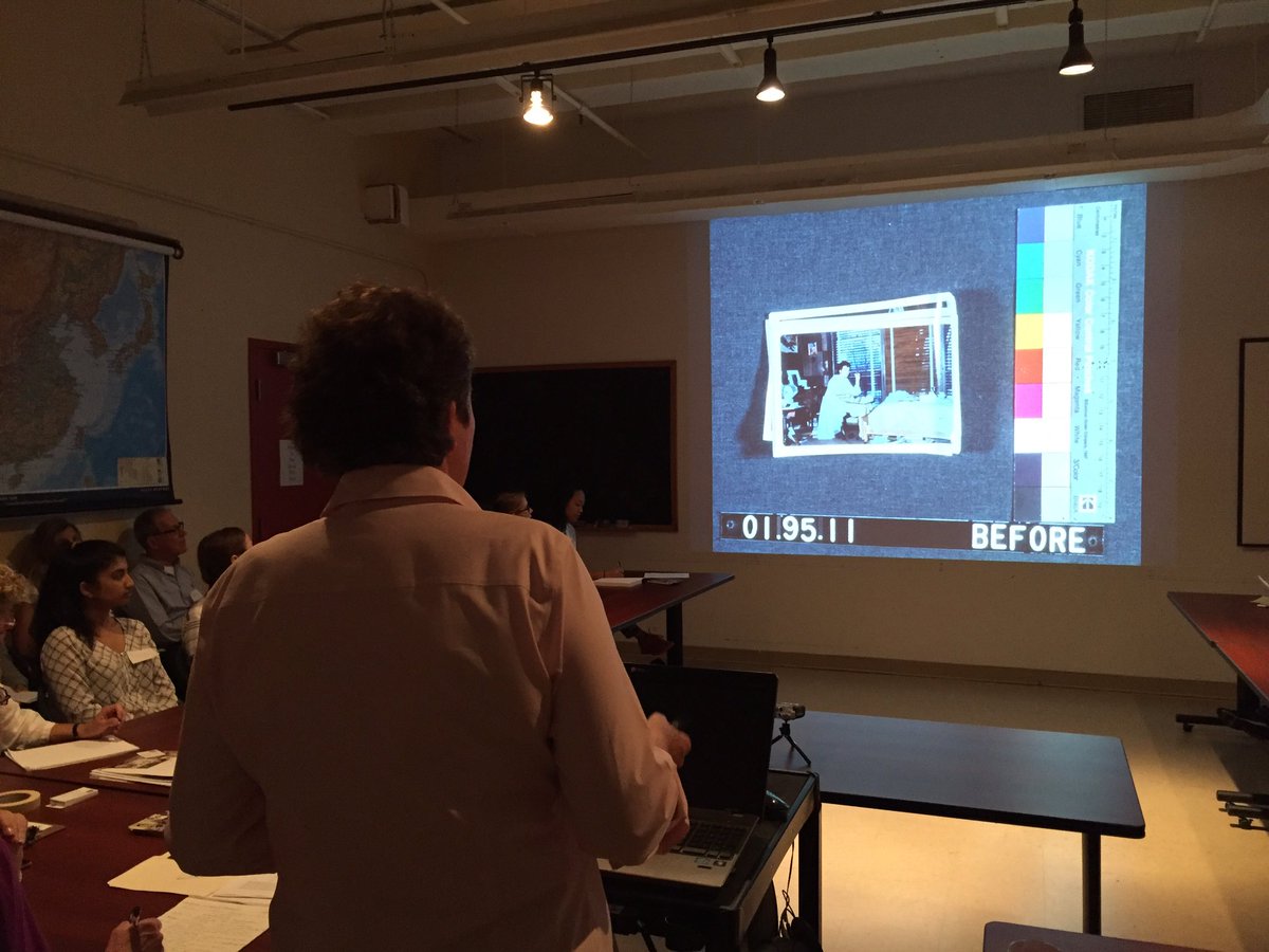 Celio_Barreto's tweet photo. #ROMIntern : Vernacular photography workshop with Monique Fischer of the Northeast Document Preservation Center. https://t.co/oAM48Kvq1B
