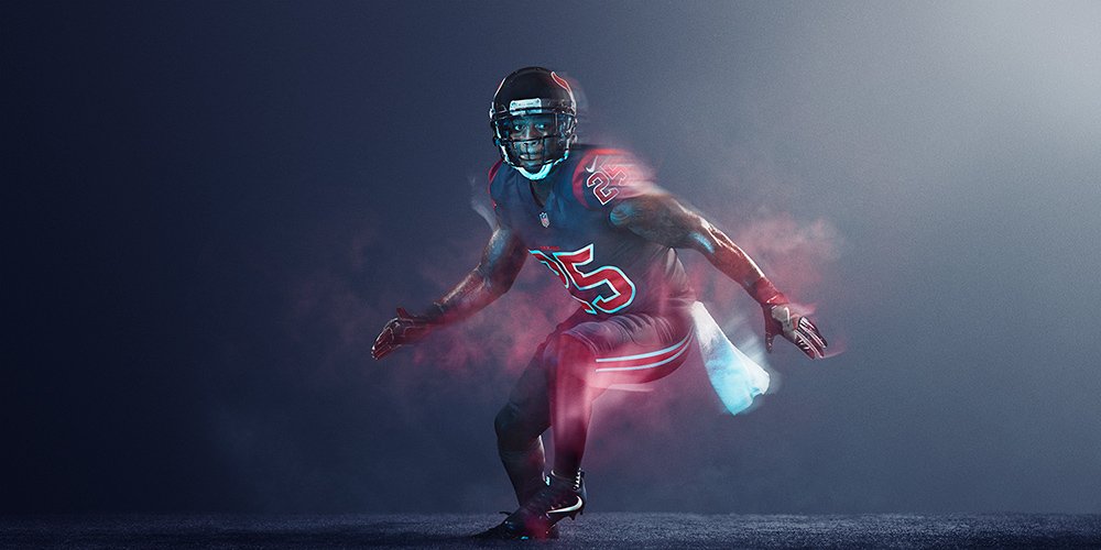 texans color rush jerseys