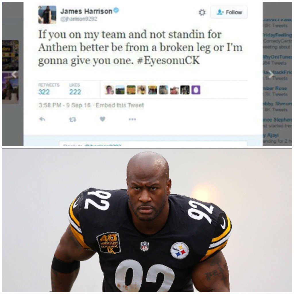 MensHumor's tweet photo. James Harrison has spoken https://t.co/aBcpCyH2hA