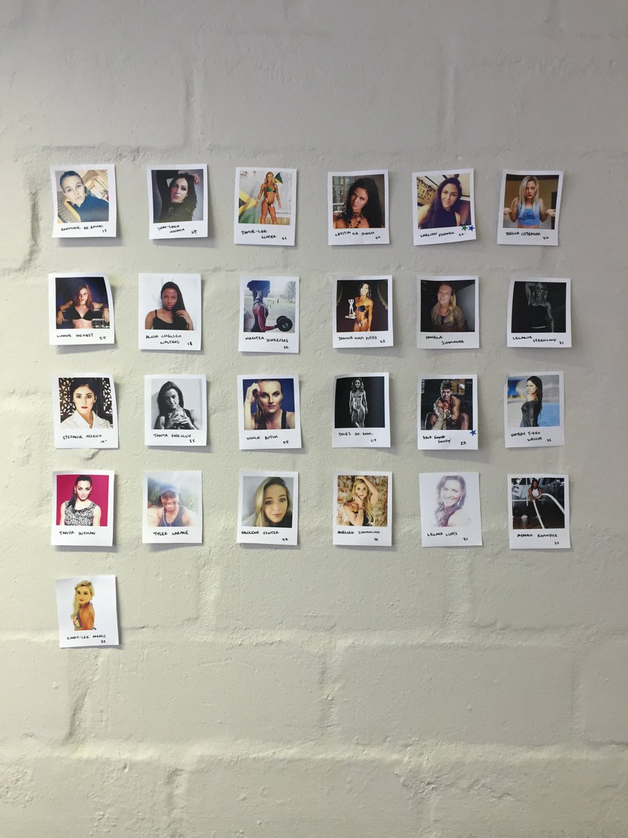 inov8nutrition's tweet photo. Ladies looking fierce! Here are some of the female entries thus far. We can't wait to fill the wall! #teamIN https://t.co/AWxfLlHUzu