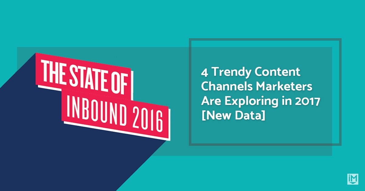 4 Trendy #ContentMarketing Channels for 2017 (interactive content is #4): bit.ly/2cC1wIp by <a href="/ramonasukhraj/">Ramona Sukhraj (She/Her)</a>