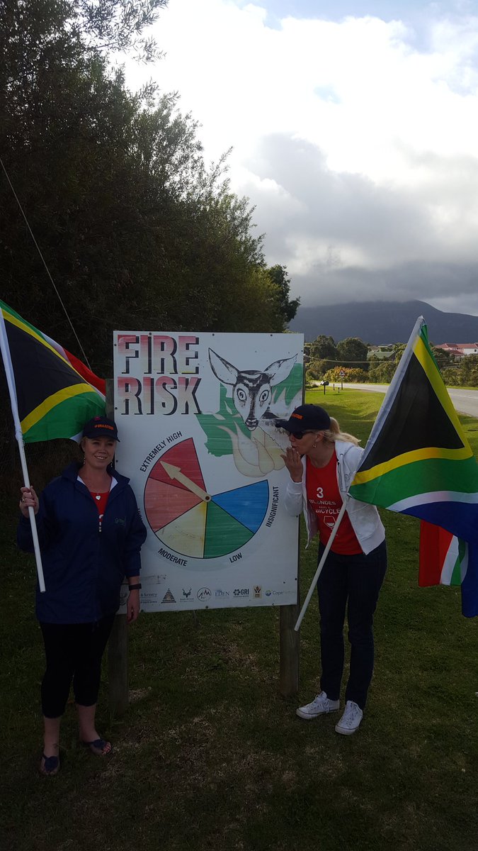 The fire risk is extremely high because the <a href="/braaitour/">braaitour</a> is in Wilderness. @Janbraai