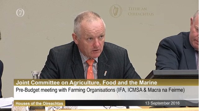 Farmers are being paid less for grain than it costs to produce it - they'd be better off staying in bed - Liam Dunne