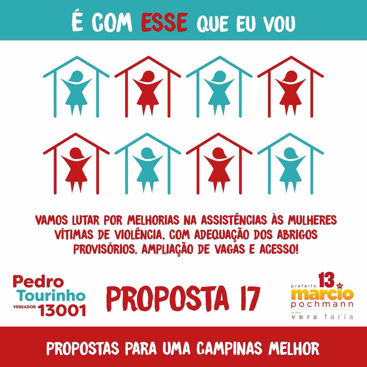 tourinhopedro's tweet photo. PROPOSTA: Por melhorias na assistência às mulheres vítimas de violência!
#ÉcomEsseQueEuVou
#PedroTourinho13001 https://t.co/ZayfF9TnvU