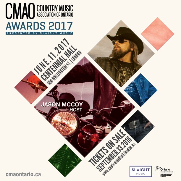 theCMAOntario's tweet photo. #CMAO2017 Awards tickets on sale today at 11am. Get 'em early &amp; save! Show: June 11 | London https://t.co/C83ord0wMp https://t.co/xN9oMz5cp0