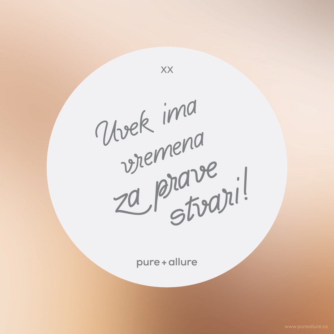 brandpureallure's tweet photo. LIKE ko baš sad radi PRAVU stvar!
_
#pureallure #picoftheday #instadaily #instafollow #goodvibes #pravastvar https://t.co/u4qOeqEBRG