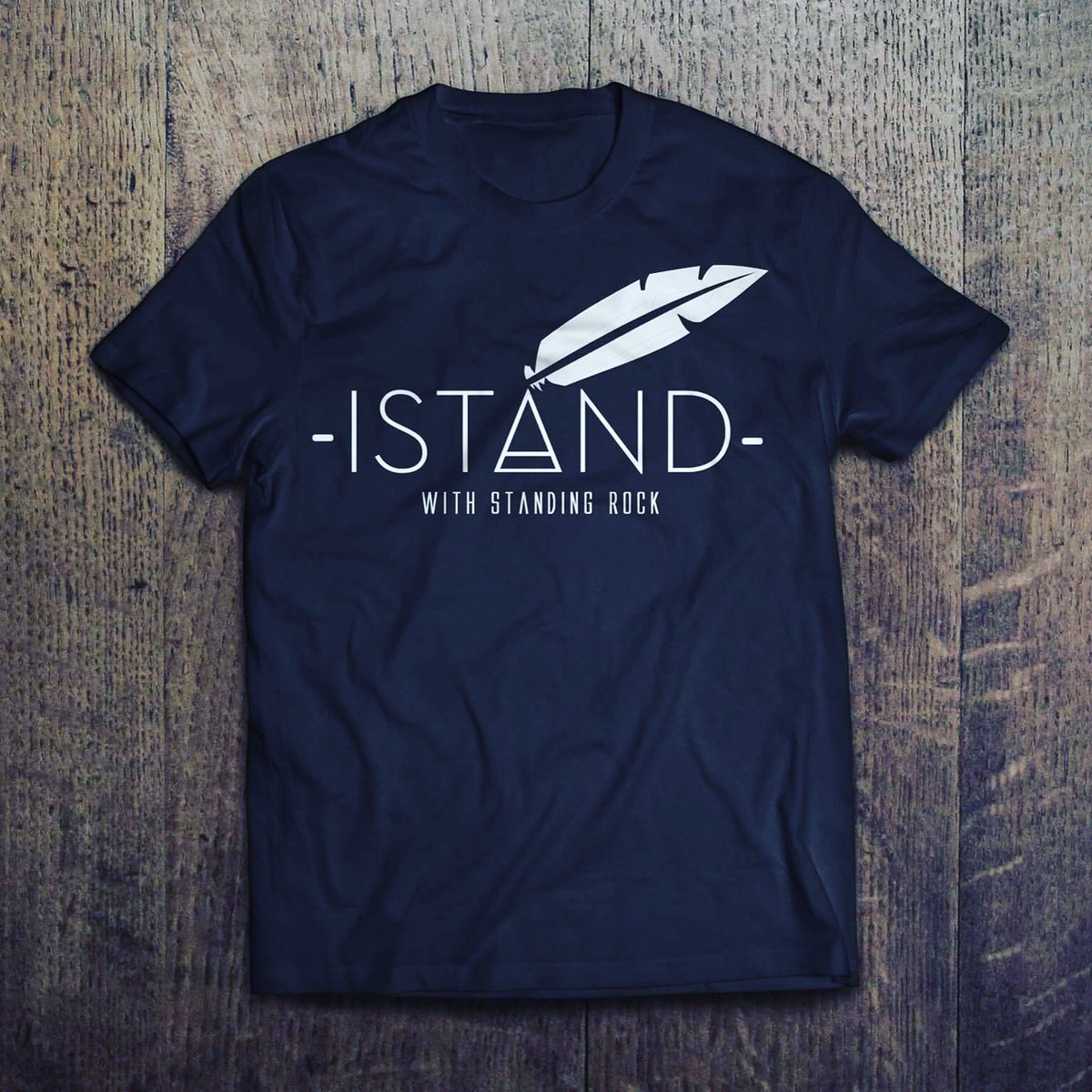 MoccClothing's tweet image. Be very cool if @LarryFitzgerald supported the fight against the Dakota pipeline and our tee designed against it