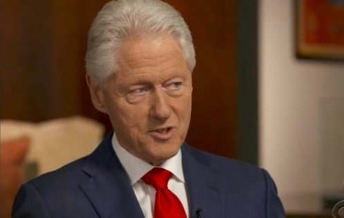 TheReporterUSA's tweet photo. WATCH- CBS News Edits Out Embarrassing Verbal Slip in Bill Clinton Interview. https://t.co/vwujPnyr1p https://t.co/xZoxBMJ6Go