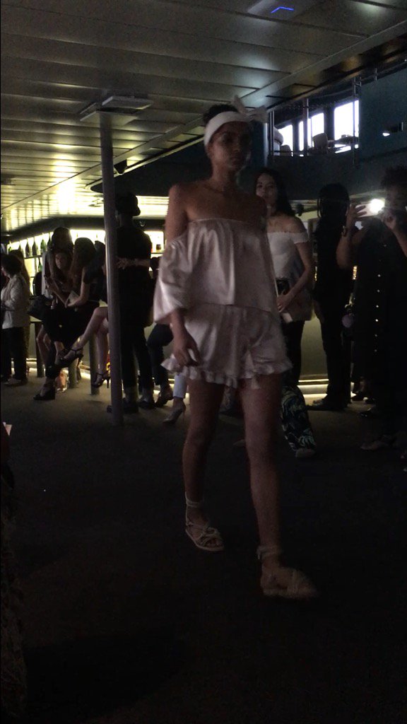 DanaPrigge's tweet photo. One of my fave looks from the @karmaforacure #NYFW show. Gorgeous! https://t.co/sg9XXjJ5mb