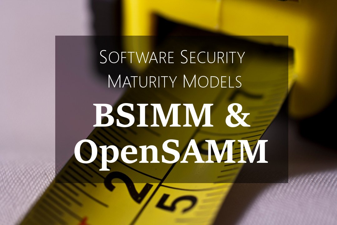 jasonamorrow's tweet photo. I've mapped @OwaspSAMM v1.1 to #bsimm 6. Use both to mature your #swsec program. https://t.co/DpVvmZZa0h https://t.co/QRCW42DWTQ