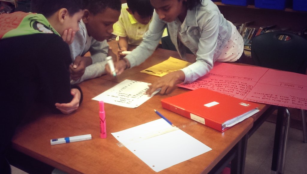 MsRucchetto's tweet photo. Collaboration and accountable talk in math class #teachingthroughproblemsolving @CamillaRoad @PeelSchools https://t.co/ym4PoGkhFs