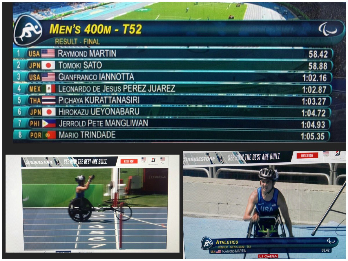 LindaQuentzel's tweet image. @thatquasian wins GOLD in 400m #Rio2016Paralympics #JerseyCity #CountyPrep #GoRay