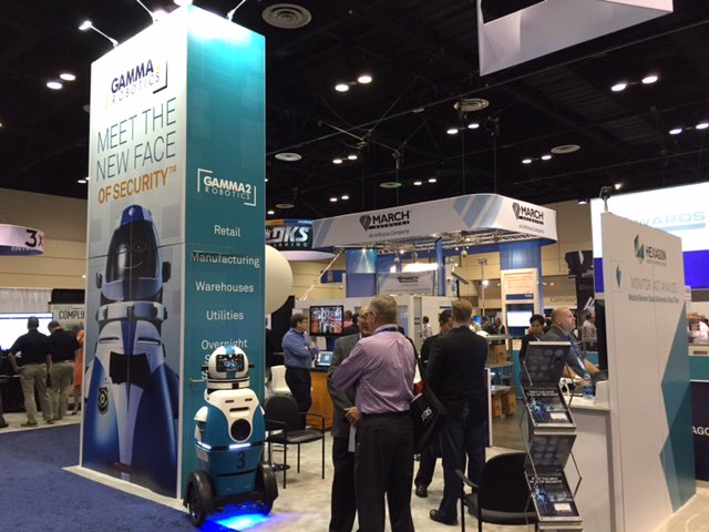 Gamma2Robotics's tweet photo. Come see RAMSEE in action at #ASIS2016. Booth 1723! Also see how @HexagonSI safety and monitoring pairs with RAMSEE! https://t.co/i2gunsN5fX