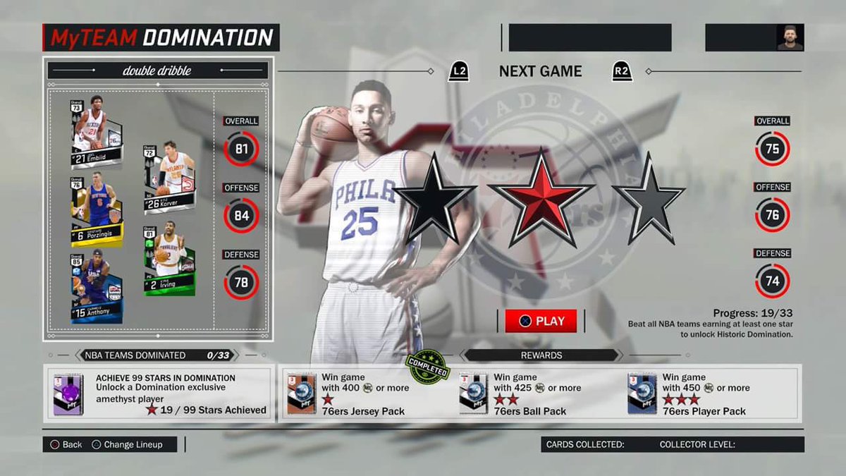 2K17Retweets's tweet photo. More screenshots of Myteam #NBA2K17 https://t.co/QXsFqK4gI6