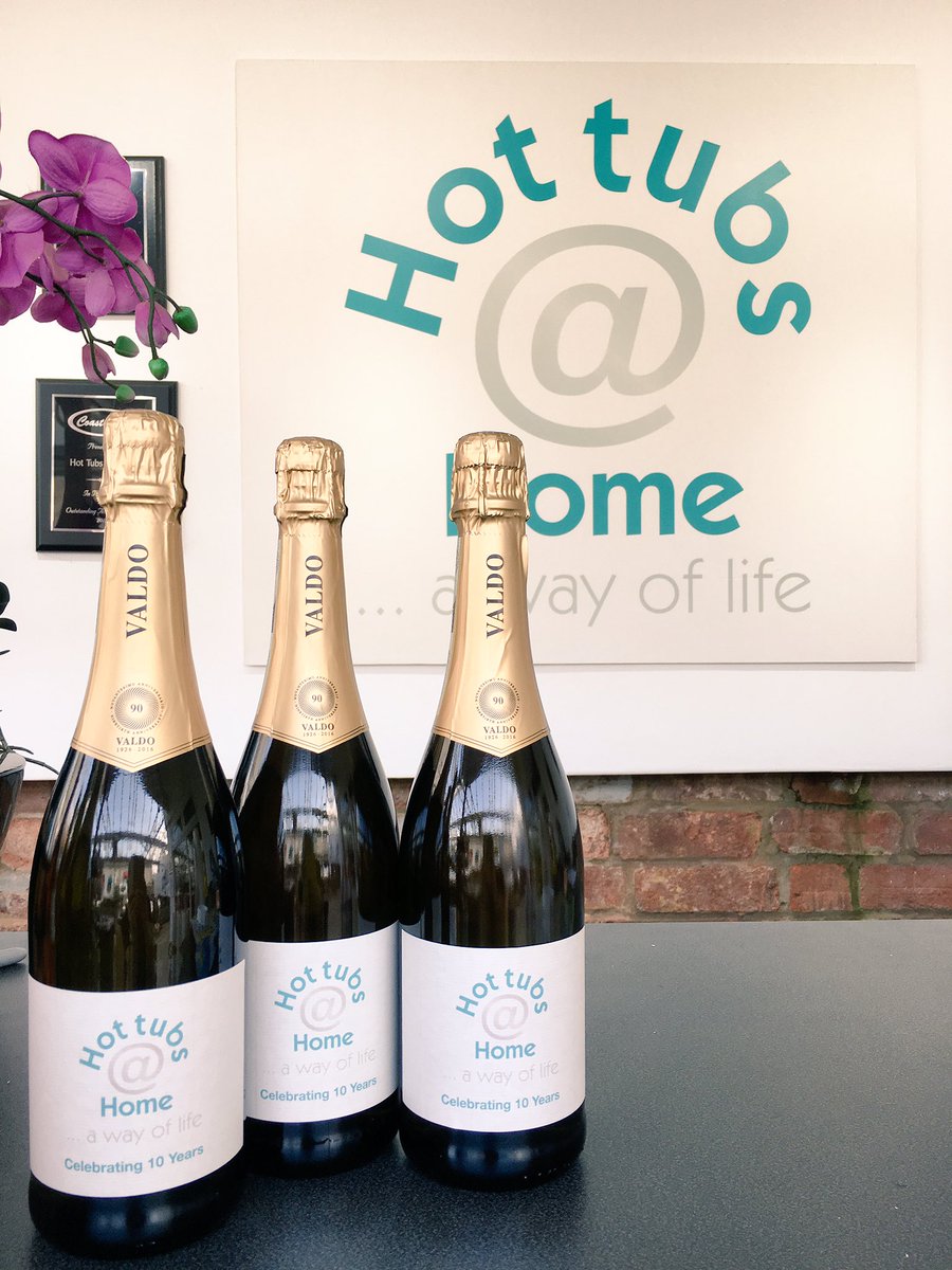 hottubsathome's tweet image. That's the Champagne Sorted! Saturday 17th - we're ready! #coastspashottubs #celebrating10years #hottubsathome