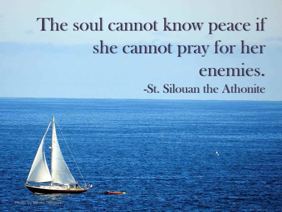 StGregoryMA's tweet photo. The soul cannot know peace if she cannot pray for her enemies... https://t.co/qUIkyiOxyO